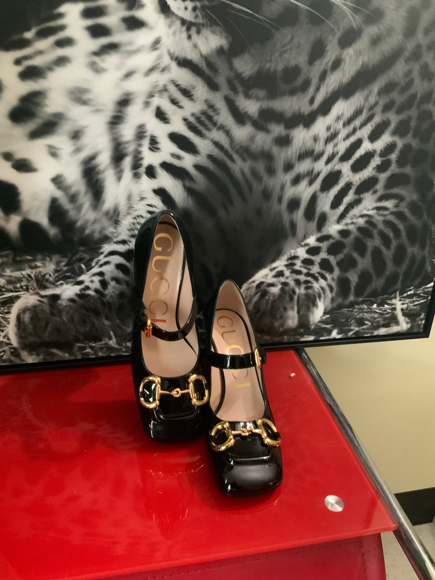Gucci baby bit pumps