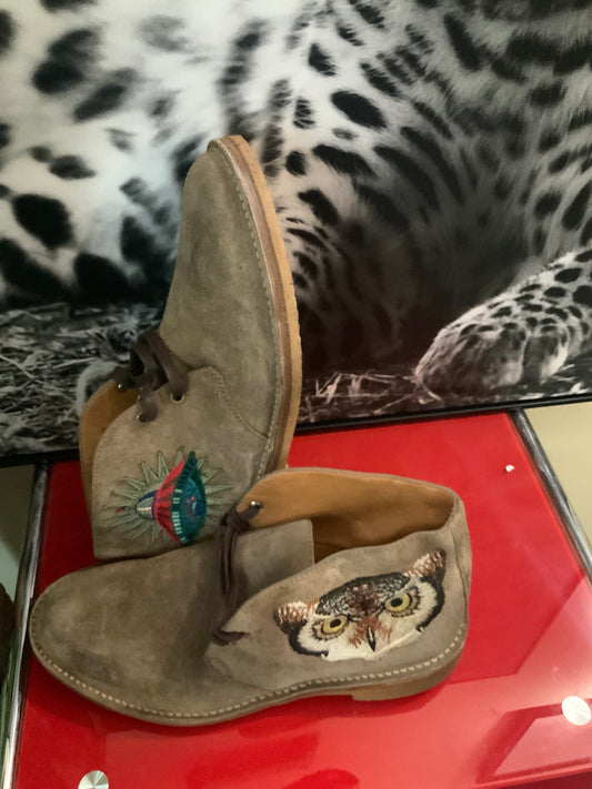 Gucci owl UFO boots